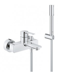 GROHE LINEARE BATERIA WANNOWO-PRYSZNICOWA Z ZESTAWEM PRYSZNICOWYM CHROM 33850001