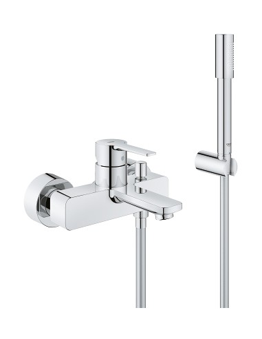 GROHE LINEARE BATERIA WANNOWO-PRYSZNICOWA Z ZESTAWEM PRYSZNICOWYM CHROM 33850001