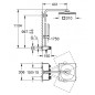 GROHE EUPHORIA SMARTCONTROL CUBE 310 SYSTEM PRYSZNICOWY Z TERMOSTATEM CHROM