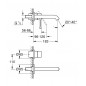 GROHE ESSENCE BATERIA UMYWALKOWA ROZMIAR M BRUSHED HARD GRAPHITE 19408AL1