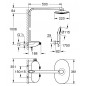 GROHE RAINSHOWER SYSTEM SMARTCONTROL 360 DUO SYSTEM PRYSZNICOWY Z TERMOSTATEM CHROM