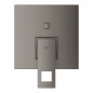GROHE EUROCUBE JEDNOUCHWYTOWA BATERIA DO OBSŁUGI DWÓCH WYJŚĆ WODY BRUSHED HARD GRAPHITE 24062AL0