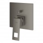 GROHE EUROCUBE JEDNOUCHWYTOWA BATERIA DO OBSŁUGI DWÓCH WYJŚĆ WODY BRUSHED HARD GRAPHITE 24062AL0