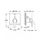 GROHE ALLURE JEDNOUCHWYTOWA BATERIA DO OBSŁUGI DWÓCH WYJŚĆ WODY BRUSHED WARM SUNSET 19315DL1