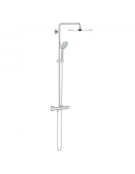 GROHE EUPHORIA SYSTEM 310 SYSTEM PRYSZNICOWY Z TERMOSTATEM DO MONTAŻU ŚCIENNEGO CHROM 26075001