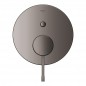 GROHE ESSENCE JEDNOUCHWYTOWA BATERIA DO OBSŁUGI DWÓCH WYJŚĆ WODY PODTYNKOWA HARD GRAPHITE 24058A01