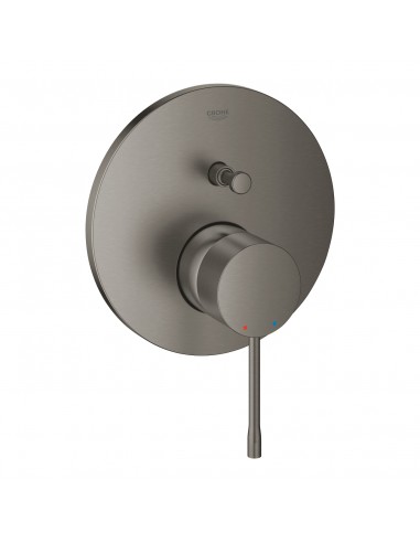 GROHE ESSENCE JEDNOUCHWYTOWA BATERIA DO OBSŁUGI DWÓCH WYJŚĆ WODY PODTYNKOWA BRUSHED HARD GRAPHITE 24058AL1
