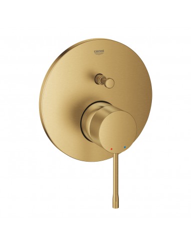 GROHE ESSENCE JEDNOUCHWYTOWA BATERIA DO OBSŁUGI DWÓCH WYJŚĆ WODY PODTYNKOWA BRUSHED COOL SUNRISE 24058GN1