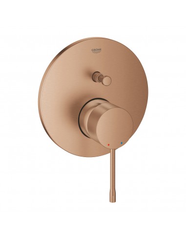 GROHE ESSENCE JEDNOUCHWYTOWA BATERIA DO OBSŁUGI DWÓCH WYJŚĆ WODY PODTYNKOWA BRUSHED WARM SUNSET 24058DL1