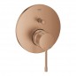GROHE ESSENCE JEDNOUCHWYTOWA BATERIA DO OBSŁUGI DWÓCH WYJŚĆ WODY PODTYNKOWA BRUSHED WARM SUNSET 24058DL1