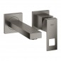 GROHE EUROCUBE 2-OTWOROWA BATERIA UMYWALKOWA ROZMIAR S BRUSHED HARD GRAPHITE 19895AL0