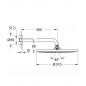 GROHE RAINSHOWER COSMOPOLITAN 310 DESZCZOWNICA Z RAMIENIEM 380 MM 1 STRUMIEŃ COOL SUNRISE 26066GL0