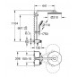 GROHE EUPHORIA SYSTEM SMARTCONTROL 310 DUO SYSTEM PRYSZNICOWY Z TERMOSTATEM DO MONTAŻU ŚCIENNEGO HARD GRAPHITE 26507A00