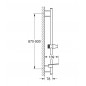 GROHE RAINSHOWER SMARTACTIVE DRĄŻEK PRYSZNICOWY 900 MM BRUSHED WARM SUNSET 26603DL0