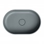 OMNIRES OVO M+ UMYWALKA NABLATOWA 55X36 CM ASH GREY