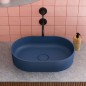 OMNIRES OVO M+ UMYWALKA NABLATOWA 55X36 CM MIDNIGHT BLUE