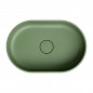 OMNIRES OVO M+ UMYWALKA NABLATOWA 55X36 CM OLIVE