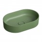 OMNIRES OVO M+ UMYWALKA NABLATOWA 55X36 CM OLIVE