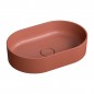 OMNIRES OVO M+ UMYWALKA NABLATOWA 55X36 CM TERRACOTTA OMNIRES OVO M+ UMYWALKA NABLATOWA 55X36 CM TERRACOTTA