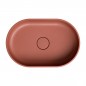OMNIRES OVO M+ UMYWALKA NABLATOWA 55X36 CM TERRACOTTA OMNIRES OVO M+ UMYWALKA NABLATOWA 55X36 CM TERRACOTTA