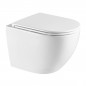OMNIRES OTTAWA COMFORT MISKA WC PODWIESZANA BEZKOŁNIERZOWA Z DESKĄ WOLNOOPADAJĄCĄ 54X37 CM BIAŁA