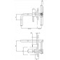 OMNIRES Y BATERIA UMYWALKOWA PODTYNKOWA CHROM Y1215HCR