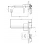 OMNIRES Y BATERIA UMYWALKOWA PODTYNKOWA CHROM Y1215CR
