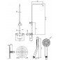 OMNIRES Y TERMOSTATYCZNY SYSTEM PRYSZNICOWY NATYNKOWY CHROM Y1244XOCR