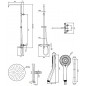OMNIRES Y TERMOSTATYCZNY SYSTEM WANNOWY NATYNKOWY CHROM Y1234ALCR