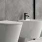 OMNIRES Y BATERIA BIDETOWA 15 CM CZARNA Y1220BL