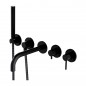 OMNIRES Y BATERIA WANNOWA 5-OTWOROWA PODTYNKOWA CZARNA Y1237/1BL