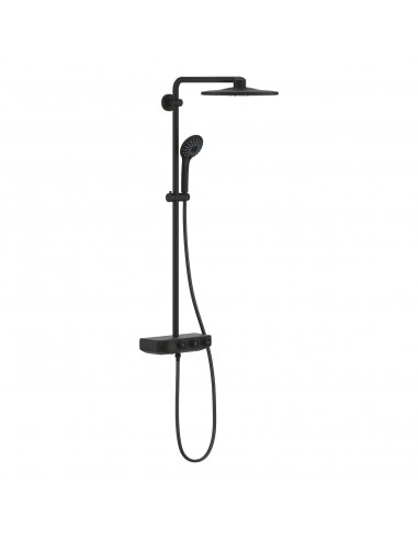 GROHE EUPHORIA SYSTEM SMARTCONTROL 310 DUO SYSTEM PRYSZNICOWY Z TERMOSTATEM DO MONTAŻU ŚCIENNEGO PHANTON BLACK 22120KF0