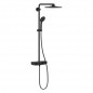GROHE EUPHORIA SYSTEM SMARTCONTROL 310 DUO SYSTEM PRYSZNICOWY Z TERMOSTATEM DO MONTAŻU ŚCIENNEGO PHANTON BLACK 22120KF0