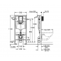 GROHE RAPID SL 3W1 (38536001) STELAŻ PODTYNKOWY Z PRZYCISKIEM SKATE COSMOPOLITAN CZARNY (38732KF0) ZESTAW