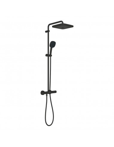 GROHE TEMPESTA COSMOPOLITAN SYSTEM 250 CUBE SYSTEM PRYSZNICOWY Z TERMOSTATEM CZARNY MAT 266892431