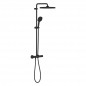 GROHE TEMPESTA COSMOPOLITAN SYSTEM 250 CUBE SYSTEM PRYSZNICOWY Z TERMOSTATEM CZARNY MAT 266892431