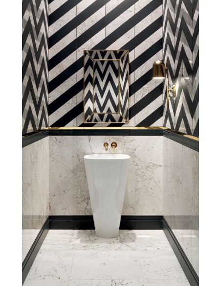TUBĄDZIN MACIEJ ZIEŃ SOPHISTICATED WHITE LEFT LISTWA ŚCIENNA 9,8X41,7 GAT.1