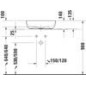 Duravit Luv umywalka nablatowa 50X35 cm biała 0379500000