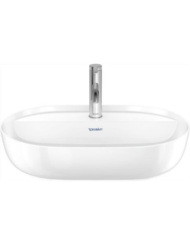 Duravit Luv umywalka nablatowa 60X40 cm z otworem na baterię biała 0380600000