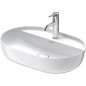Duravit Luv umywalka nablatowa 60X40 cm z otworem na baterię biała 0380600000