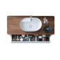 Duravit Luv umywalka nablatowa 60X40 cm z otworem na baterię biała 0380600000
