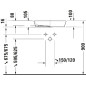 Duravit Cape Cod umywalka nablatowa 55X40 cm biała 2347550000