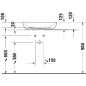 Duravit D-Neo umywalka nablatowa 60X40 cm biała 2372600070