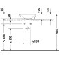 Duravit D-Neo umywalka nablatowa 40 cm biała 2371400070
