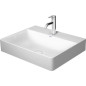 Duravit DuraSquare umywalka nablatowa 60X47 cm biała z otworem na baterię 2353600041