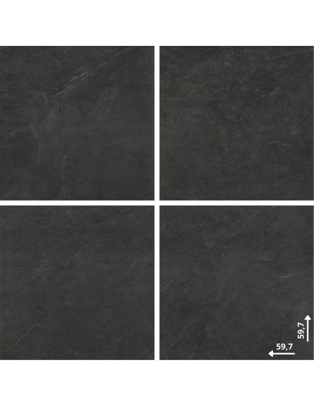 Ceramica Limone 2.0 Ash Black 59,7X59,7x2 gat.1