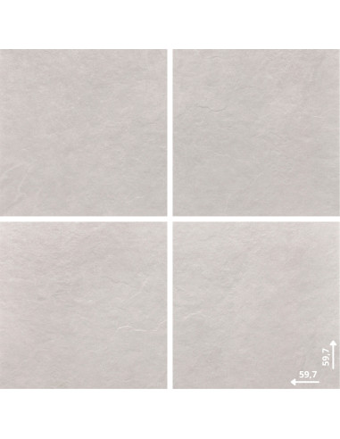 Ceramica Limone 2.0 Ash White 59,7X59,7x2 gat.1