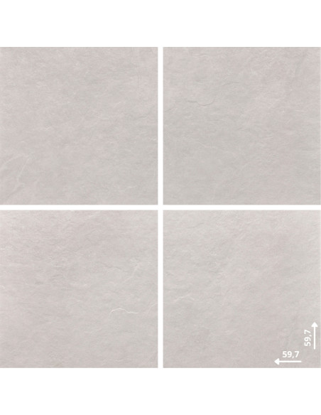 Ceramica Limone 2.0 Ash White 59,7X59,7x2 gat.1