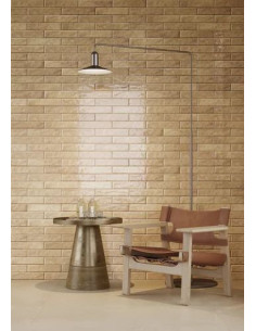 Paradyż Monpelli Beige mix cegiełka struktura połysk 6,5x29,8 gat.1