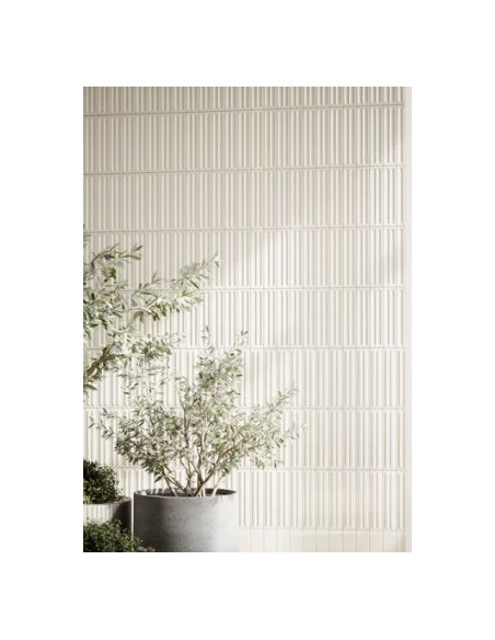 Paradyż Monpelli White cegiełka struktura wklęsła A połysk 6,5x29,8 gat.1